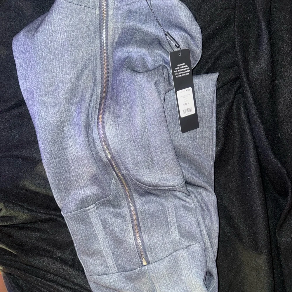 Fashion Nova Blue Denim Jumpsuit Nwt - Picture 3 of 3